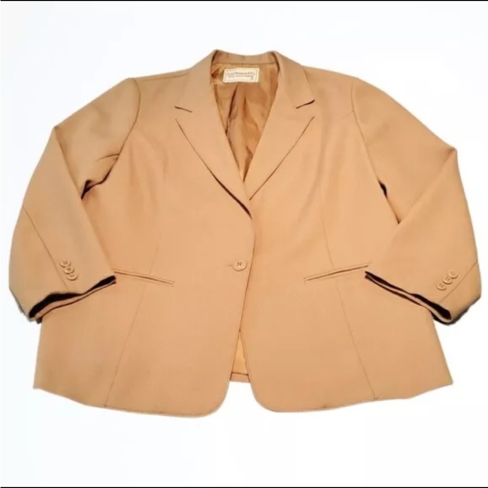 Levi Strauss & Co., Vintage, Tan Women's Blazer, Size 36, Business Casua…